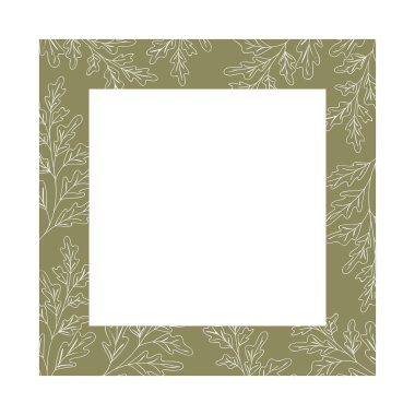 desen bitkiler ve otlar izole simgesi