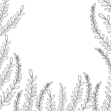 çerçeve çiçek izole simgesiyle