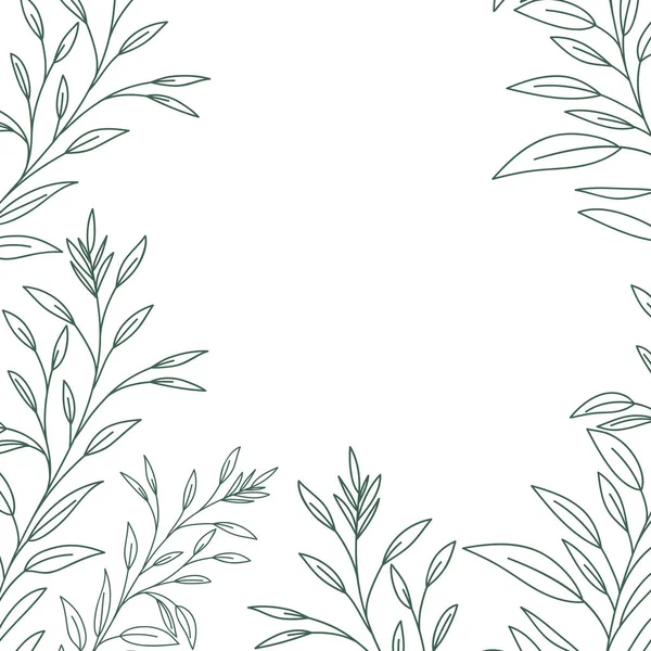 Rośliny i zioła ikona na białym tle wzór — Wektor stockowy