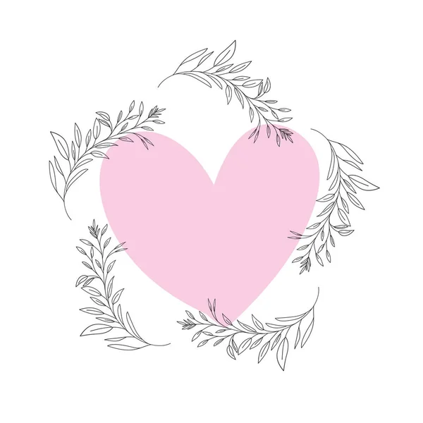 Guirlande avec fleurs et feuilles icône isolée guirlande avec fleurs et feuilles icône isolée — Image vectorielle