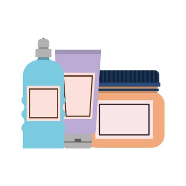 beyaz arka plan üzerinde pet damat kapları