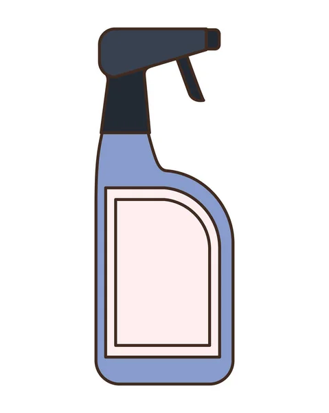 Botol dispenser pada latar belakang putih - Stok Vektor