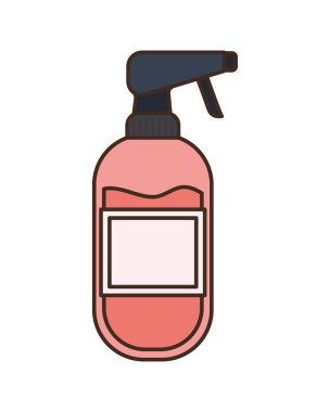 beyaz arka planda dispenser şişesi