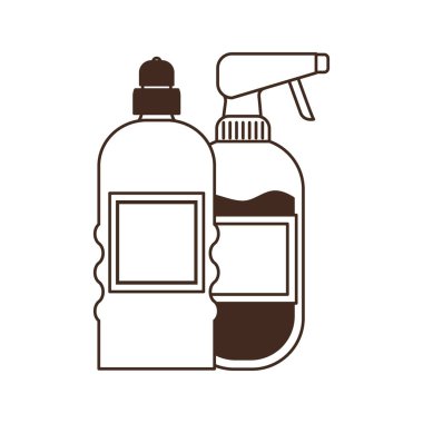 beyaz arka plan üzerinde evcil hayvan damat kapları silueti