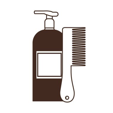 beyaz arka planda profesyonel kuaförlük araçları