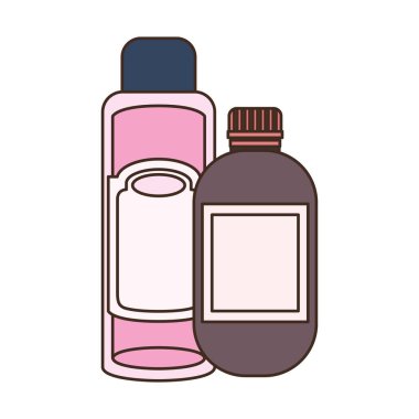 beyaz arka plan üzerinde pet damat konteyner