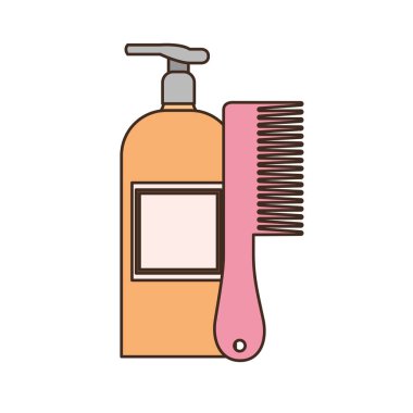 beyaz arka planda profesyonel kuaförlük araçları