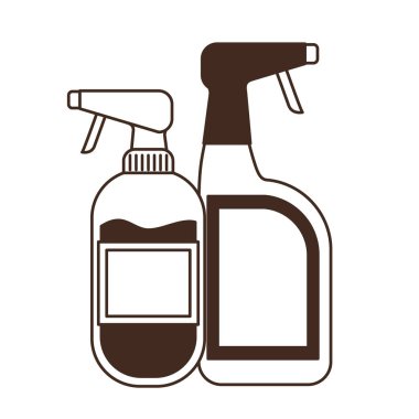 beyaz arka plan üzerinde evcil hayvan damat kapları silueti