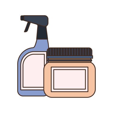 beyaz arka plan üzerinde pet damat konteyner