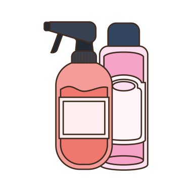 beyaz arka plan üzerinde pet damat konteyner