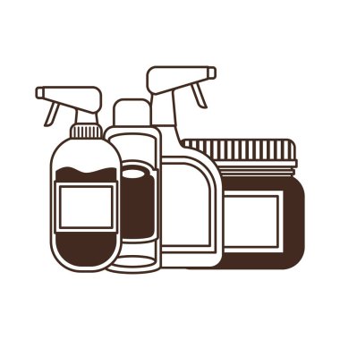 beyaz arka plan üzerinde evcil hayvan damat kapları silueti