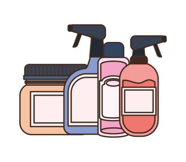 beyaz arka plan üzerinde pet damat konteyner