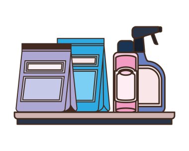 evcil hayvan bakımı için gıda torbası ve konteynerler