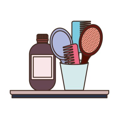 beyaz arka plan üzerinde evcil hayvan damat seti