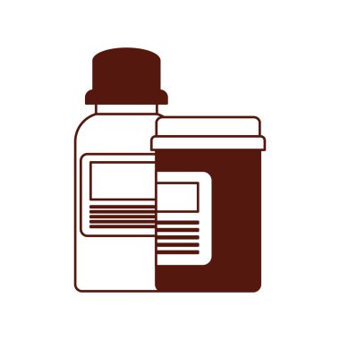 şişe ilaçlar ilaç izole simgesi