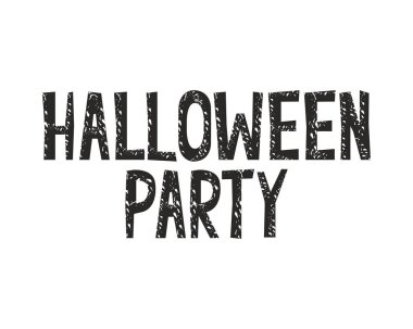 beyaz arka plan üzerinde mutlu cadılar bayramı etiketi