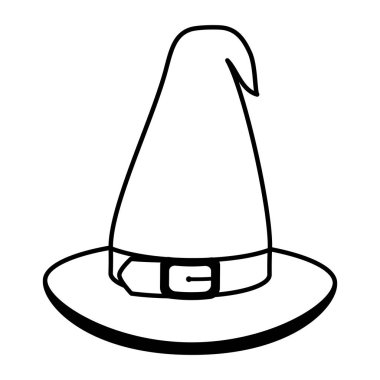 Cadılar Bayramı cadı şapkası aksesuar simgesi