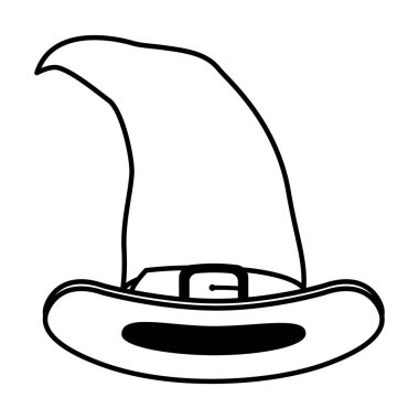 Cadılar Bayramı cadı şapkası aksesuar simgesi