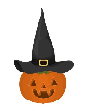 Cadılar Bayramı Balkabağı cadı şapkası