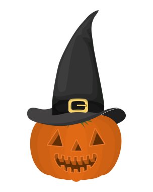 Cadılar Bayramı Balkabağı cadı şapkası