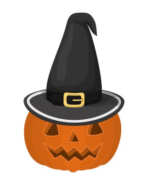 Cadılar Bayramı Balkabağı cadı şapkası