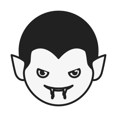 dracula kostümlü sevimli küçük çocuk kafası