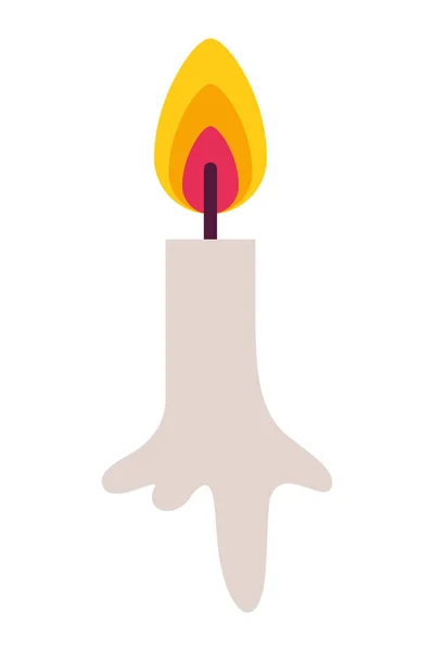 Parafin κερί Απόκριες απομονωμένη εικονίδιο — Διανυσματικό Αρχείο