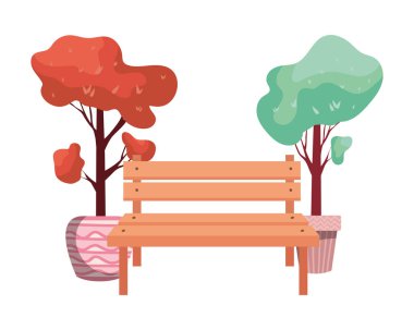 sonbahar parkı sahne mevsimsel simgesi