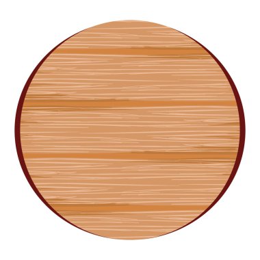 ahşap tarzı dairesel arka plan simgesi