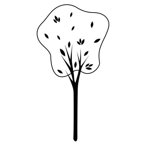 Ikona jesień na białym tle roślina sezonowy — Wektor stockowy