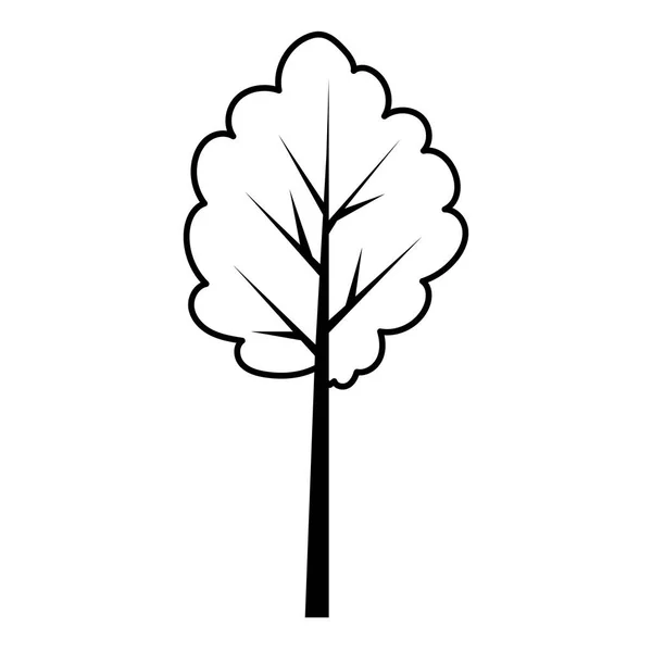 Planta de otoño icono aislado estacional — Archivo Imágenes Vectoriales