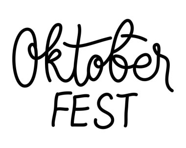 Oktoberfest yazı tipi simgesi harfi