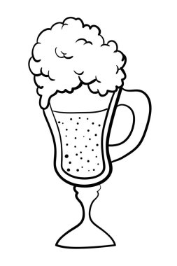 bira fincanı oktoberfest kutlama simgesi