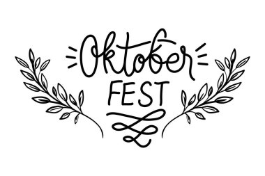 Oktoberfest yazı tipi simgesi harfi