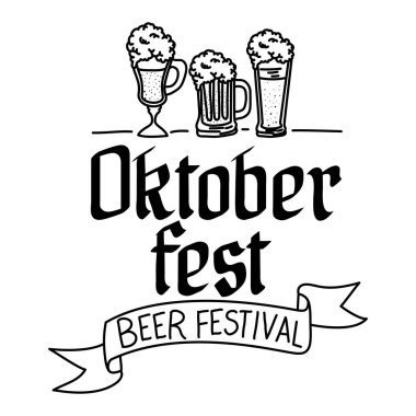 Bira bardakları ve kaligrafi festivali kutlaması.