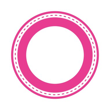 çember mühür simgesi izole edildi