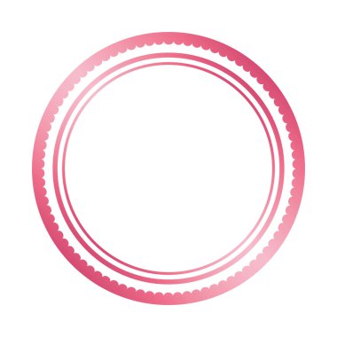 çember mühür simgesi izole edildi