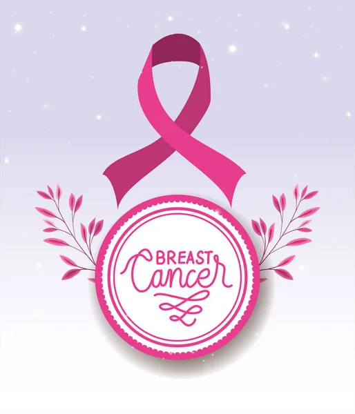 Breast Cancer Awareness lint campagne — Stockvector