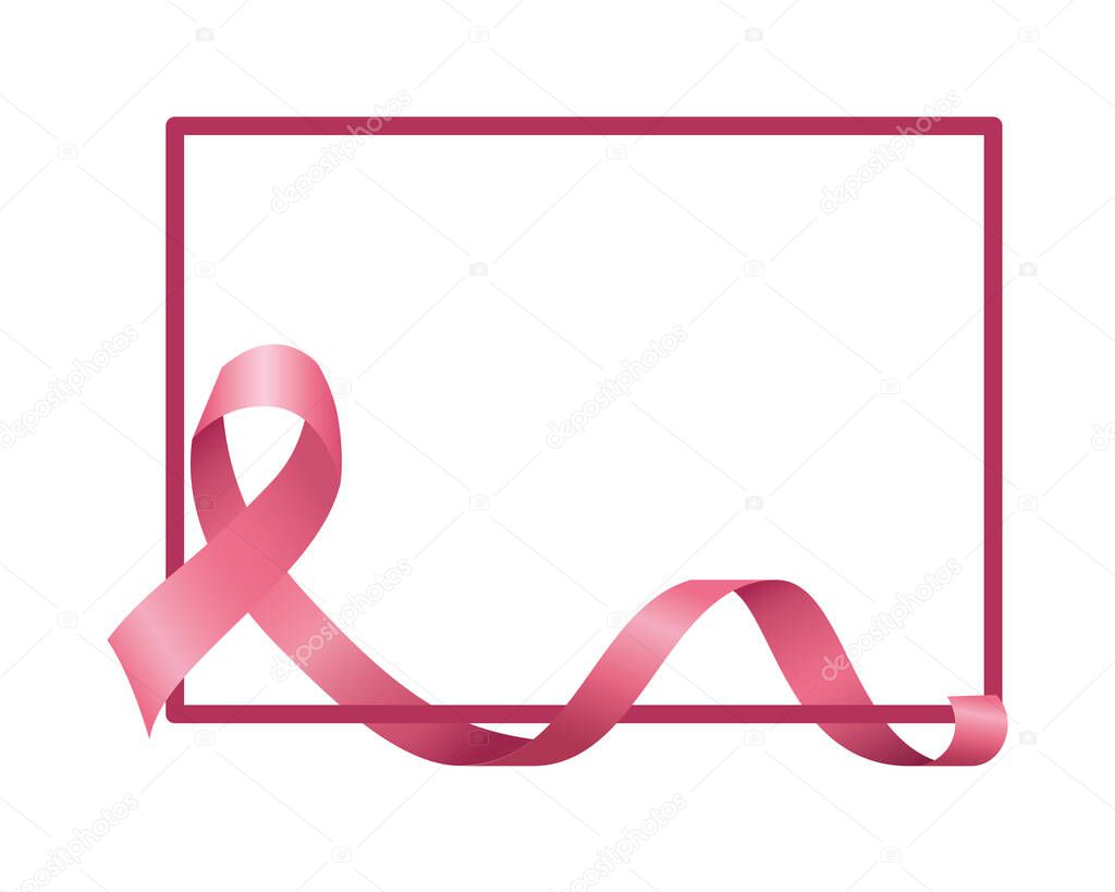 breast cancer campaign ribbon icon