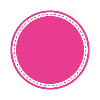 çember mühür simgesi izole edildi