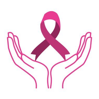 Göğüs kanseri kampanyası elleri kurdele kaldırıyor