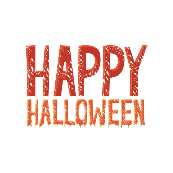 Mensaje de fuente happy halloween dark — Vector de stock