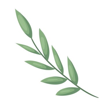 şube ile dekoratif simgesi yapraklar