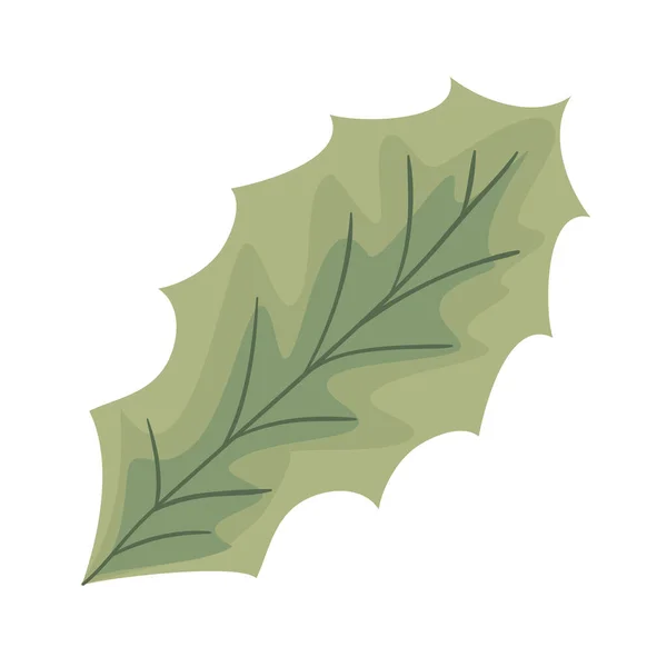 Ecologie blad plant geïsoleerd pictogram — Stockvector