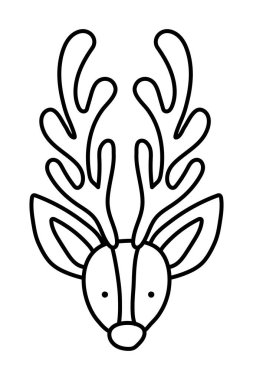 Mutlu Noeller şirin ren geyiği baş karakteri