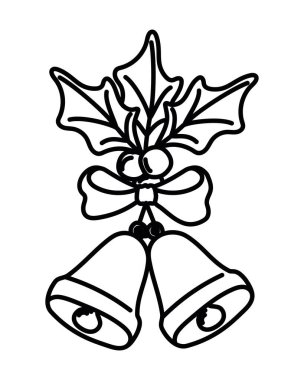 Yaprakların ve tahılların çanları ile süslenmiş güzel Noel çelenkleri.