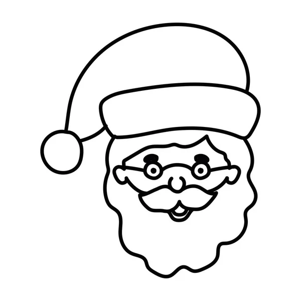 Feliz Natal Papai Noel personagem principal —  Vetores de Stock