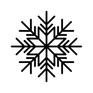 mutlu neşeli Noel kar tanesi simgesi