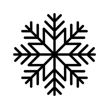 mutlu neşeli Noel kar tanesi simgesi