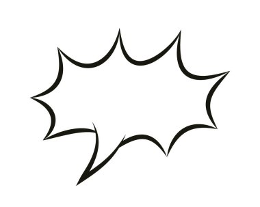 ekspresyon konuşma balonu pop sanat tarzı